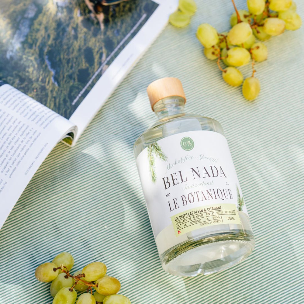 
                  
                    Alcohol-free gin non alcoholic aperitif, made in switzerland, juniper berries distilled with pine and lemon flavours. Natural ingredients, low in sugar
                  
                